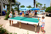 Table Tennis at the Clubhouse Pool